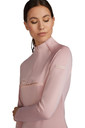 2023 Eskadron Womens Heritage Fanatics Half Zip Jersey Shirt 822156 - Pearl Rose